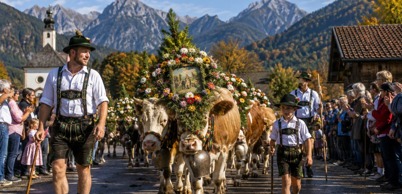 Almabtrieb im Chiemgau: Saison, Ablauf und wie du hinkommst