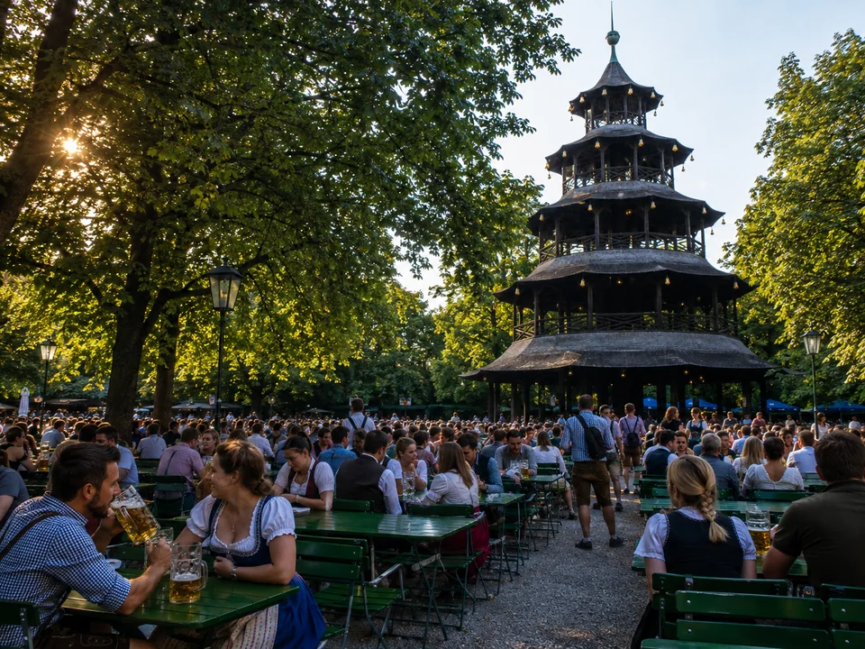 Die großen Biergärten Münchens: Größe, Bier und Anfahrt