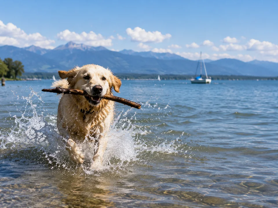 Chiemsee mit Hund: Wo Baden erlaubt ist – und wo nicht