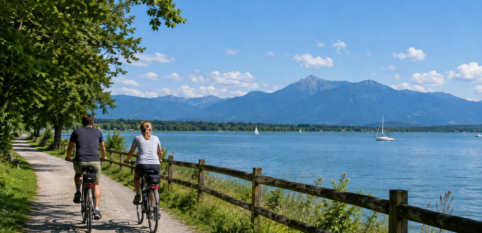 Chiemsee-Rundweg: 53 Kilometer rund um den See