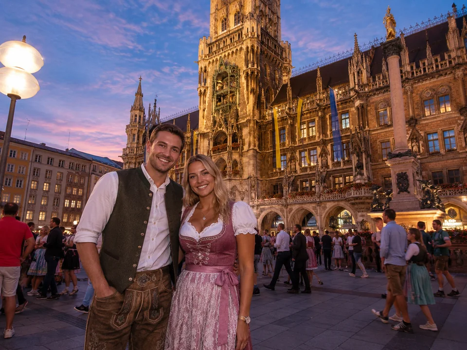 Tracht am Sonntag in München: kaufen geht nicht, leihen schon