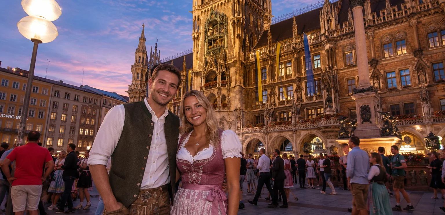 Tracht am Sonntag in München: kaufen geht nicht, leihen schon
