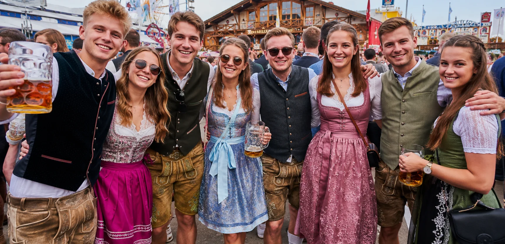 Wiesn mit einer Gruppe: der Tag von der Tageskarte bis zum Club
